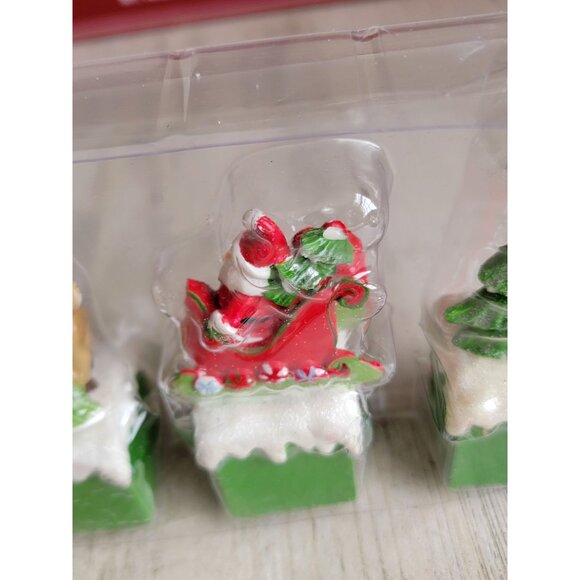 St Nicholas square Believe AS IS letter sign reindeer set xmas - Picture 8 of 14